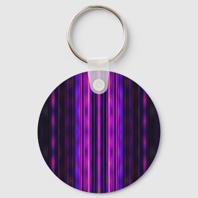 Porte-clés Bandes floues violettes lumineuses (Recto)