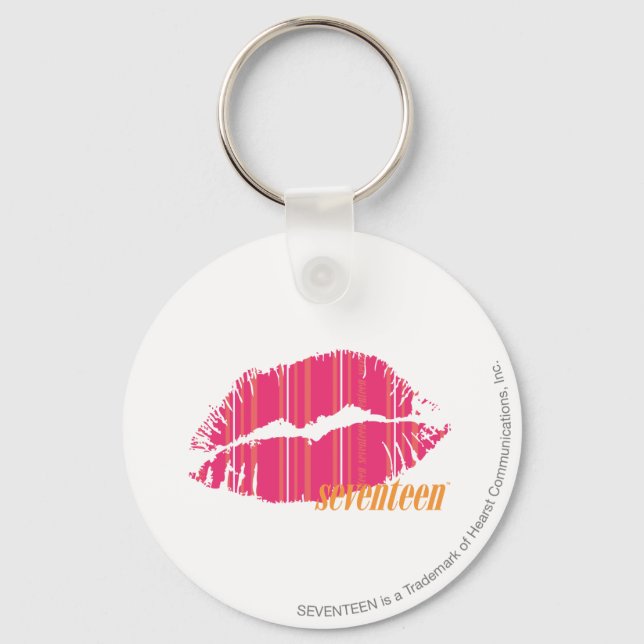 Porte-clés Bandes minces Magenta (Recto)