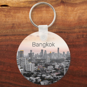 Porte-clés Bangkok Skyline Sunset Panorama BKK Thaïlande