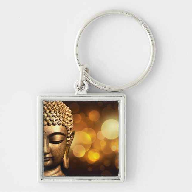 Porte-clés Bangkok, Thaïlande | Bouddha d'or (Devant)