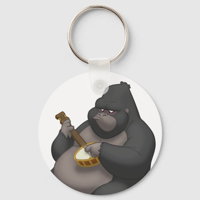 Porte-clés Banjo-Strummin' Gorilla Keychain (Recto)