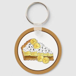 Porte-clés Banoffe Banana Toffee Pie Slice UK British Food