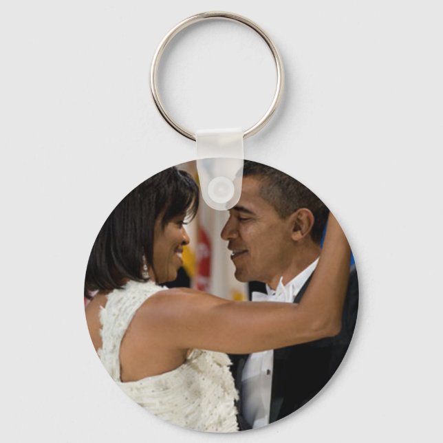 Porte-clés Barack et Michelle Obama (Recto)