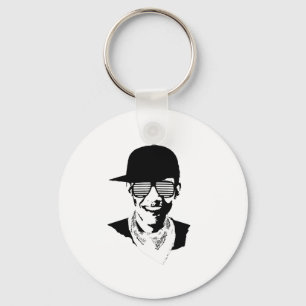 Porte-clés Barack Obama Casquette Bandana lunettes