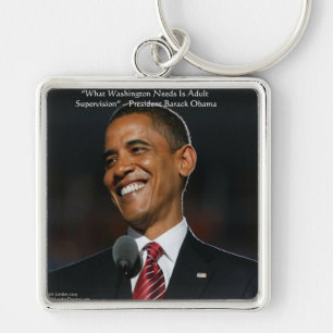 Porte-clés Barack Obama & Citations Humours Cadeaux & Cartes