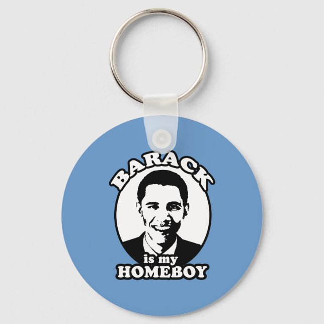 Porte-clés Barack Obama is my homeboy (Recto)