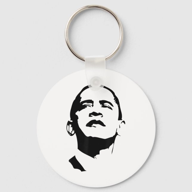 Porte-clés Barack Obama - le président Barack Obama (Recto)