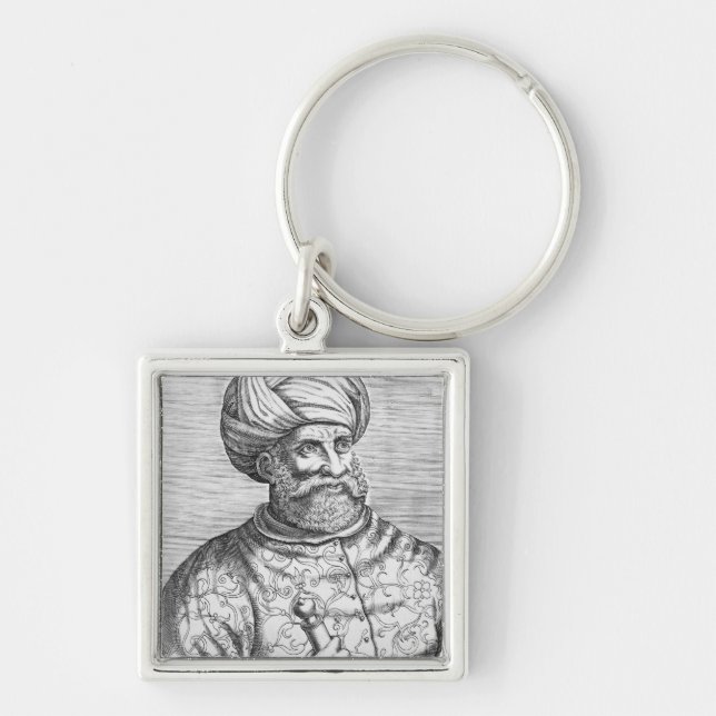 Porte-clés Barbarossa, illustration d'André Thevet (Devant)