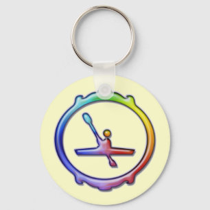 Porte-clés Barbotage de kayak