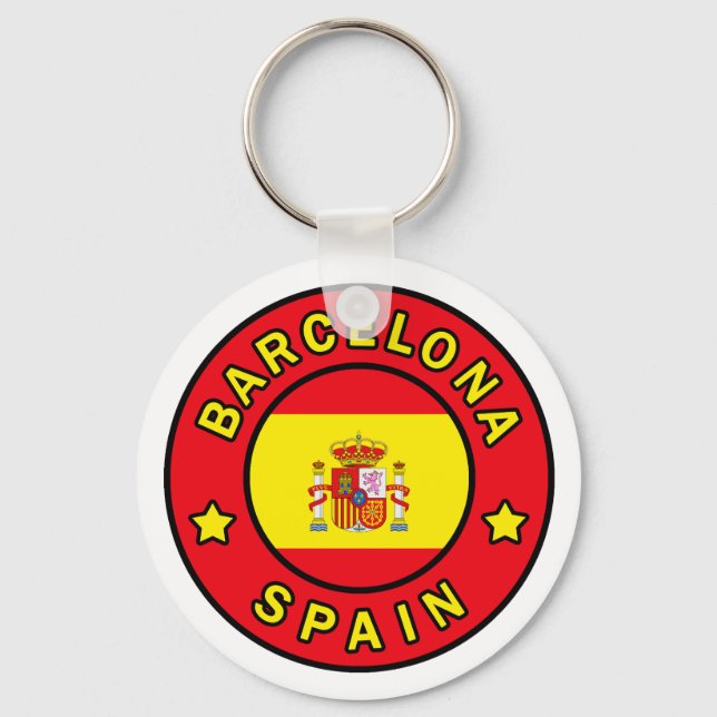 Porte-clés Barcelona Spain (Recto)