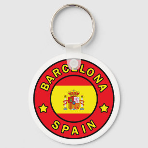 Porte-clés Barcelona Spain keychain