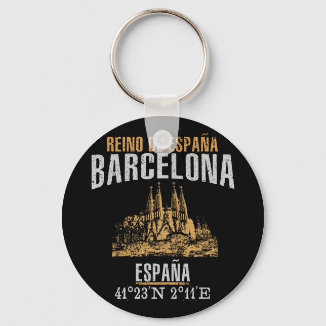 Porte-clés Barcelone (Recto)