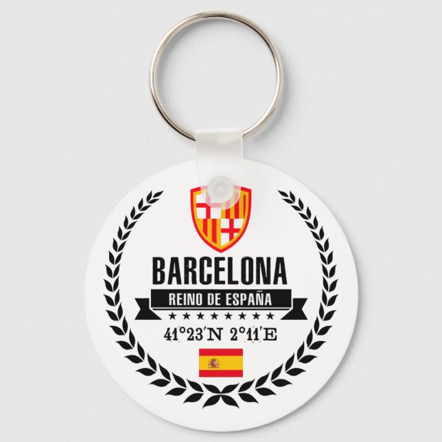 Porte-clés Barcelone (Recto)