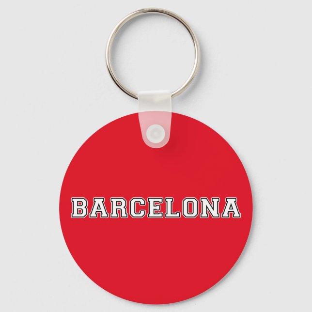 Porte-clés Barcelone Espagne (Recto)