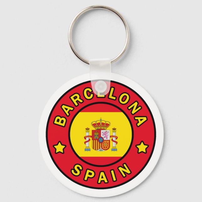 Porte-clés Barcelone Espagne (Recto)