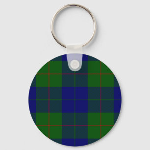 Porte-clés Barclay tartan blue green plaid