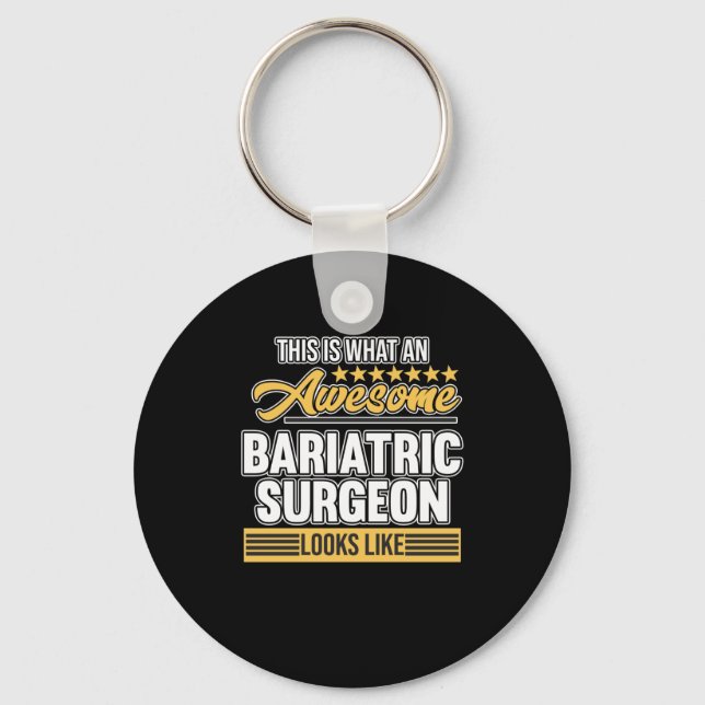 Porte-clés Bariatric Surgeon Surgery Medical Docteur Neurolog (Recto)