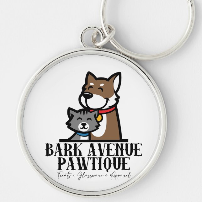 Porte-clés Bark Avenue Pawtique (Devant)