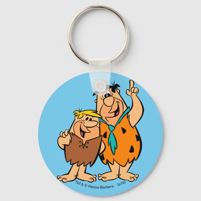 Porte-clés Barney Rubble et Fred Flintstone (Recto)