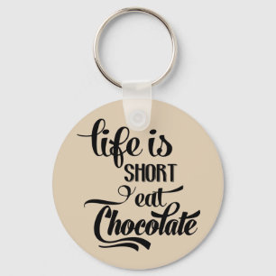 Porte-clés Barre de chocolat drôle de chocolat addict amateur