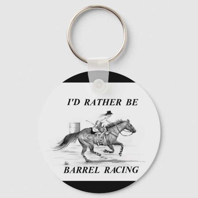 Porte-clés Barrel Racing Key Chain (Recto)