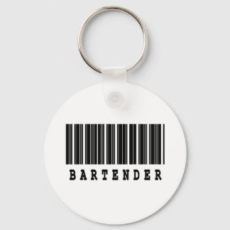 Porte-clés bartender barcode design