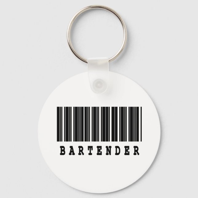Porte-clés bartender barcode design (Recto)