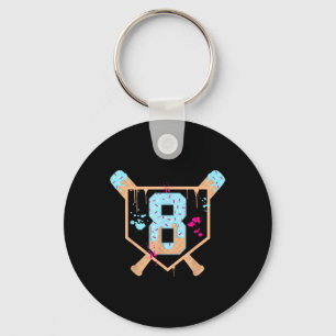 Porte-clés Baseball 8 Ans Crème Ice Driam 8e Anniversaire Bo