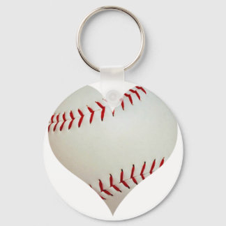 Porte-clés Baseball Américain En Forme De Coeur