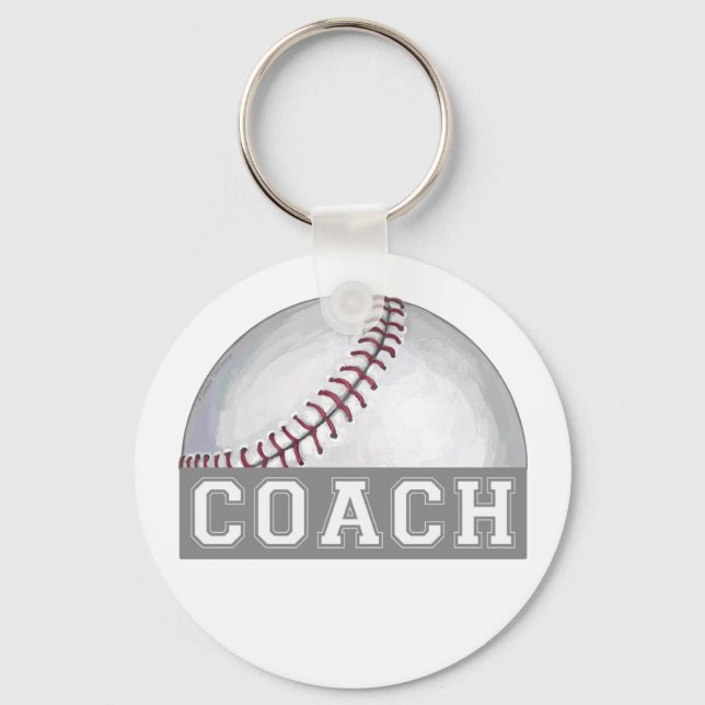 Porte-clés Baseball Coach (Recto)