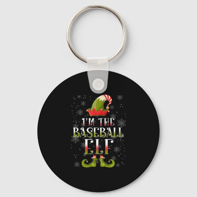 Porte-clés Baseball Elf Christmas (Recto)