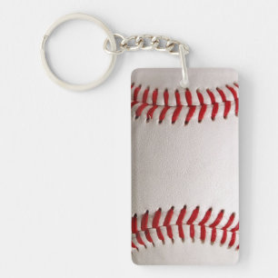 Porte-clés Baseball et Softball Couture Rouge