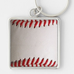 Porte-clés Baseball et Softball Couture Rouge