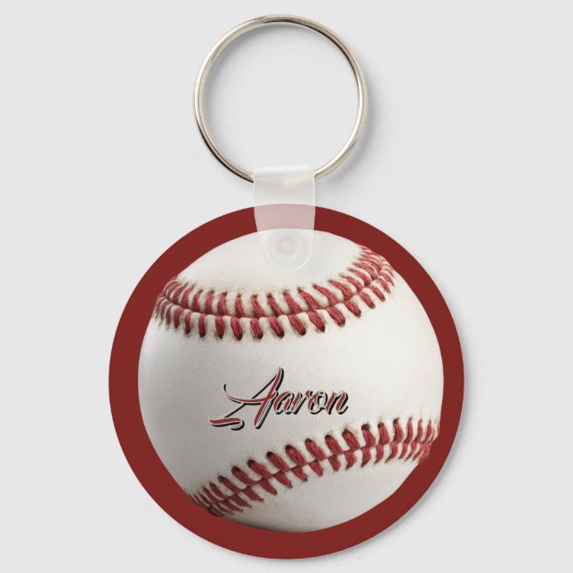 Porte-clés Baseball Personnalisé (Recto)