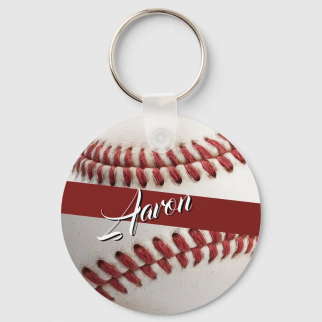Porte-clés Baseball Personnalisé (Recto)