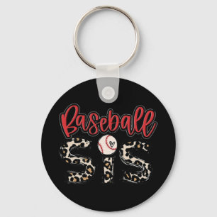 Porte-clés Baseball Sis Sport Vintage Aîné Soeur Mères Da