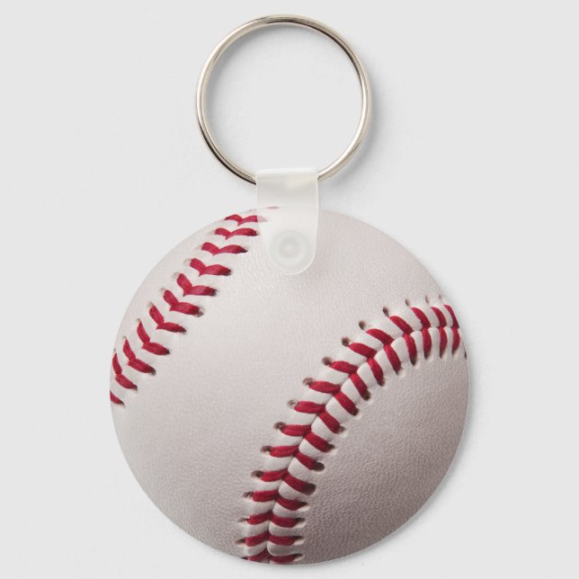 Porte-clés Baseballs - Personnaliser Baseball Arrière - plan  (Recto)