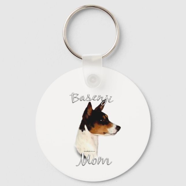 Porte-clés Basenji Maman 2 (Recto)