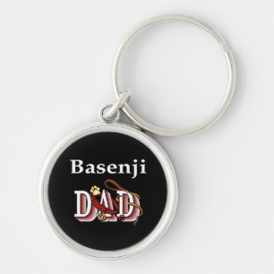 Porte-clés Basenji Papa