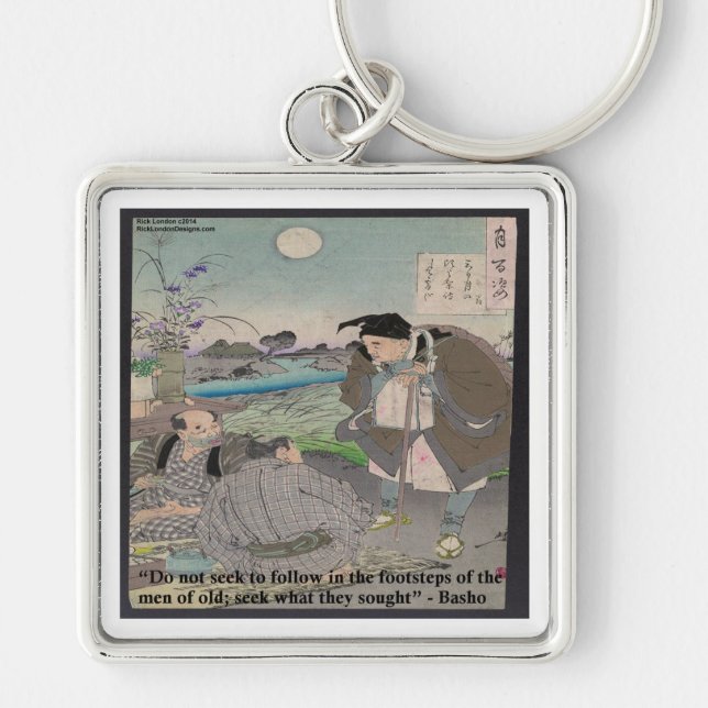 Porte-clés Basho & Célèbre Citation (Devant)