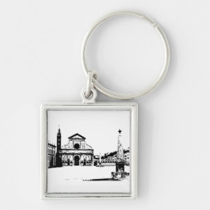 Porte-clés Basilique Santa Maria Novella à Florence, Italie