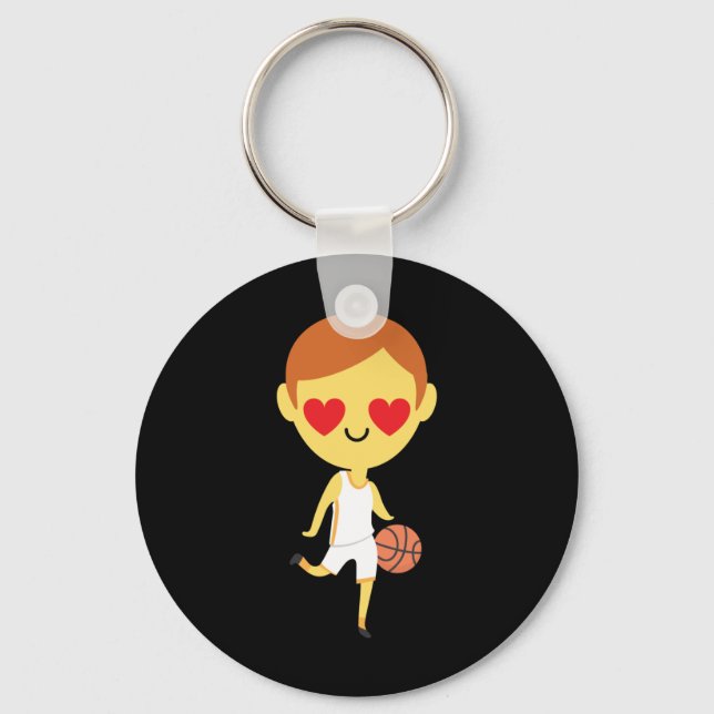 Porte-clés Basket-ball Emoji (Recto)