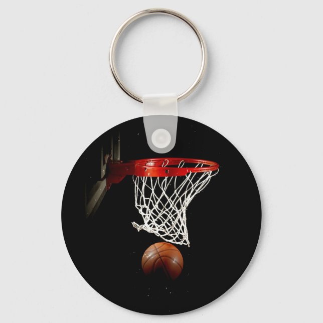 Porte-clés Basket-ball et Net (Recto)