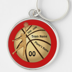 Porte-clés Basket-ball féminin Cadeaux de nuit pour la coule