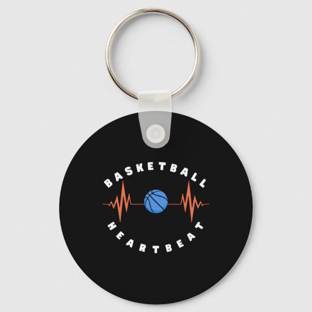 Porte-clés Basket-ball Heartbeat 6 (Recto)