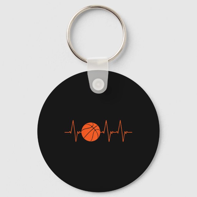 Porte-clés Basket-ball Heartbeat Bball (Recto)