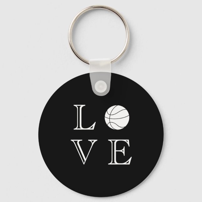 Porte-clés Basket-ball Lover Ball 1 (Recto)
