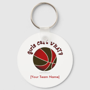 Porte-clés Basket-ball - Noir/Rouge
