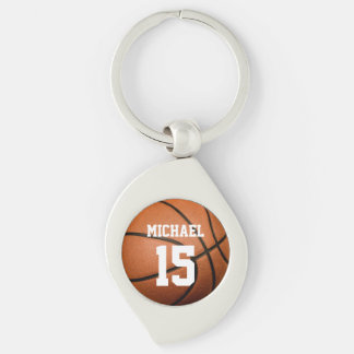 Porte-clés Basket-ball Votre nom