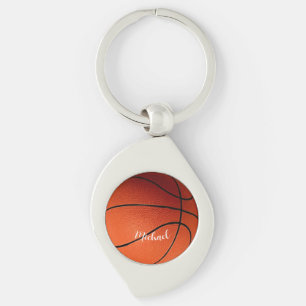 Porte-clés Basket-ball Votre nom Personnalisé
